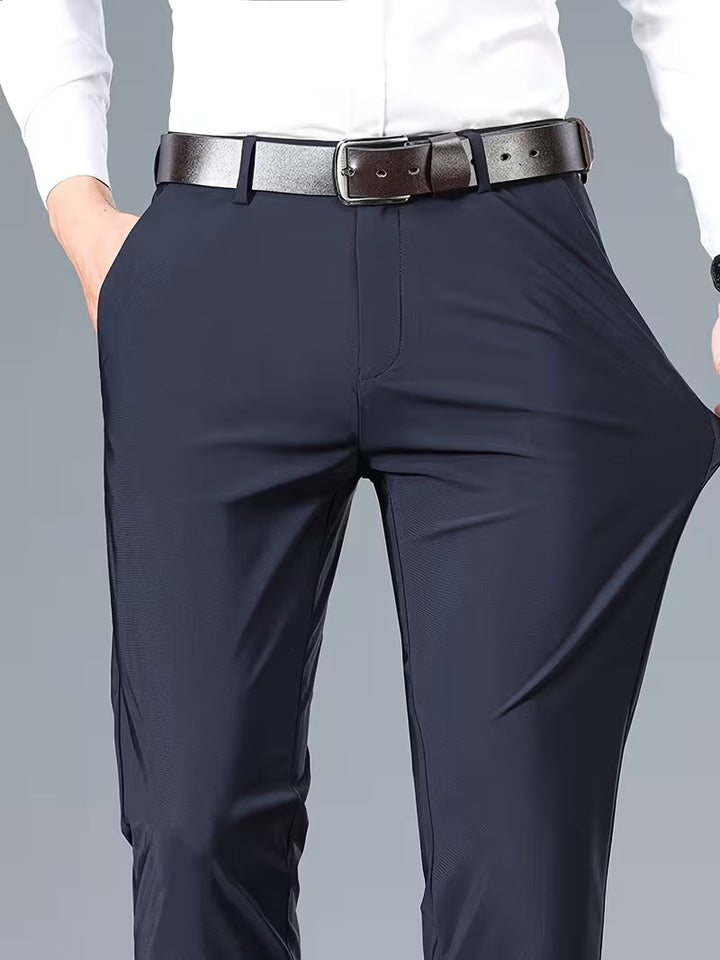 Men's Casual Dress Pants Stretch Formal Trousers Slim Fit Slacks
