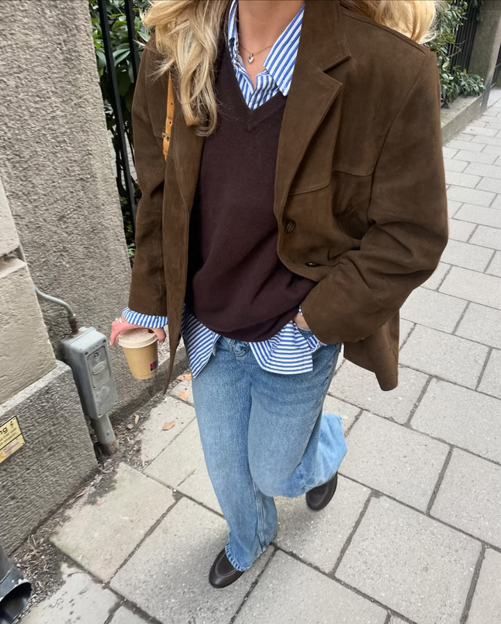 Women's Wool Blazer Oversized Jacket