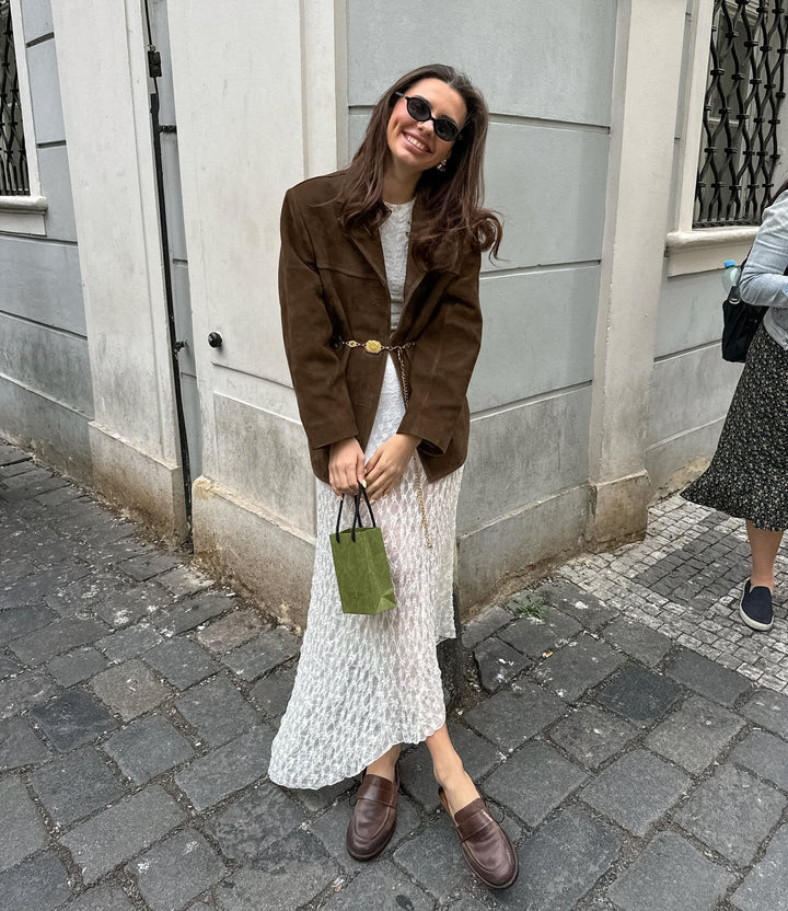 Women's Wool Blazer Oversized Jacket
