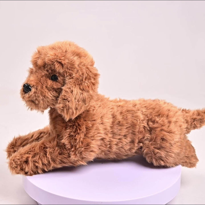 Teddy Dog Plush Toy Soft Fleece Poodle Stuffed Animal Puppy