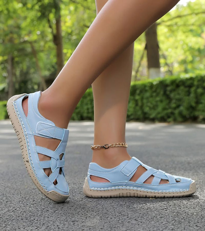 Women’s Leather Orthopaedic Open-Toe Walking Sandals
