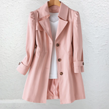 Women's Lightweight Woolmix Trench Coat
