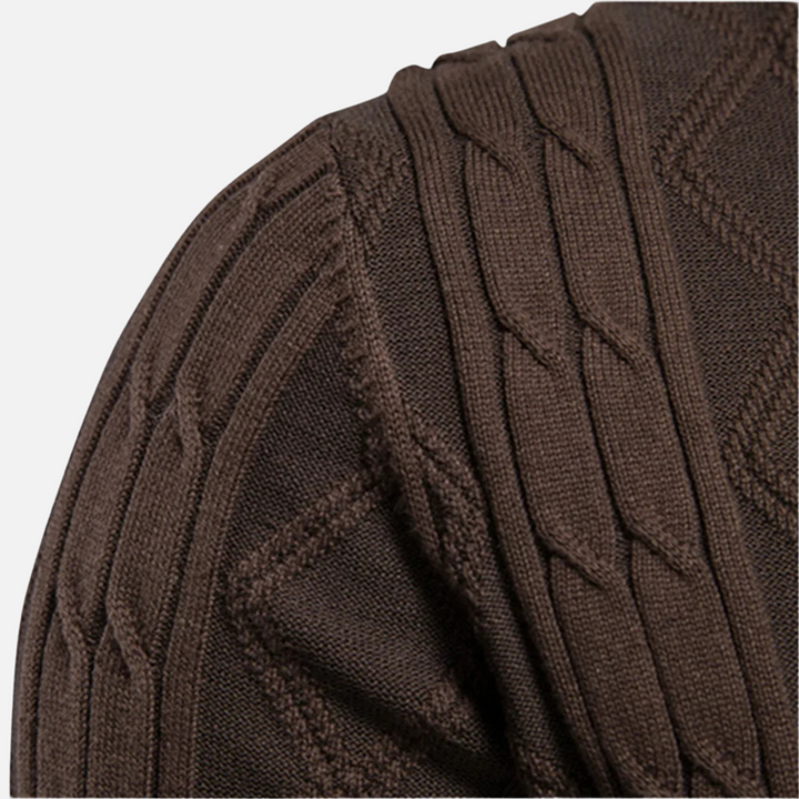 Men's Merino Wool Knit Cardigan Sweater