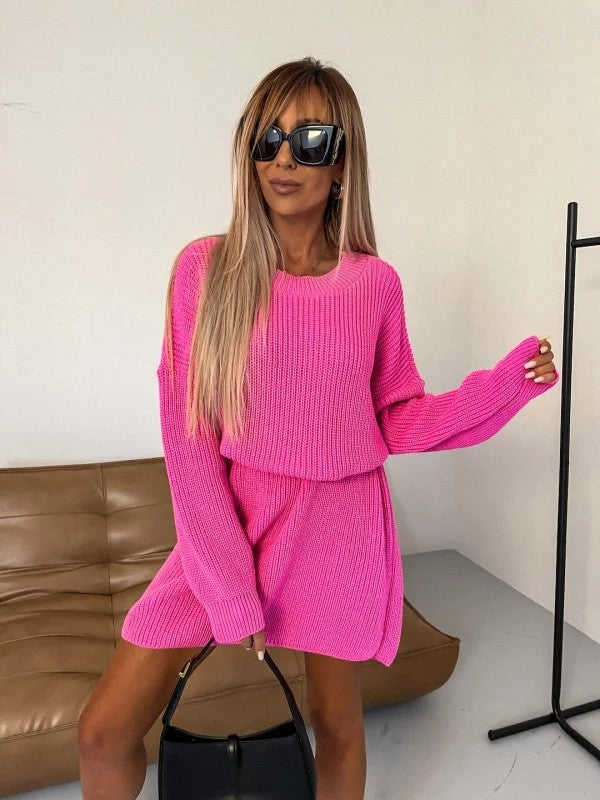 Women’s Oversized Merino Wool Tunic Sweater Dress
