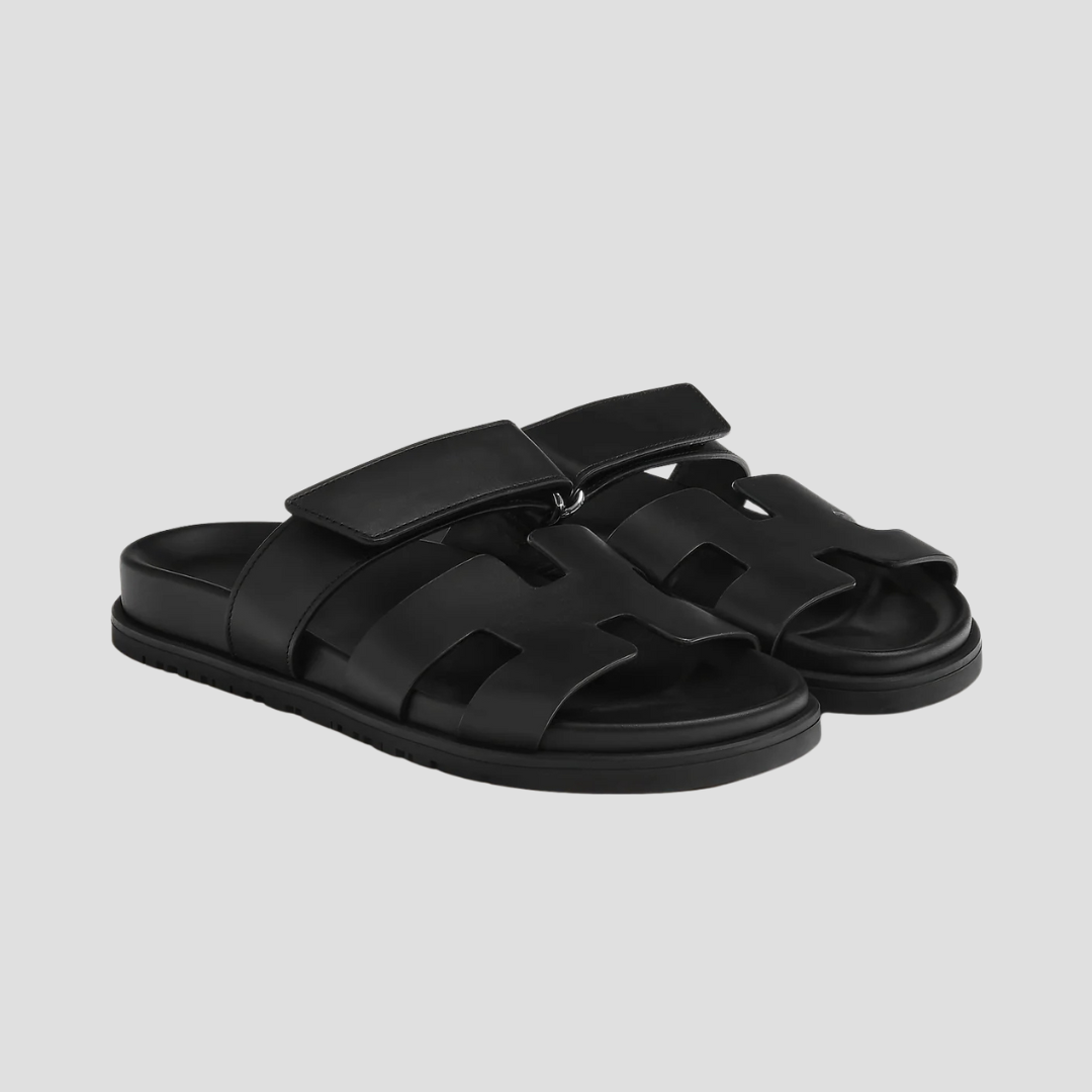 Leather Summer Slides Sandals For Men and Women