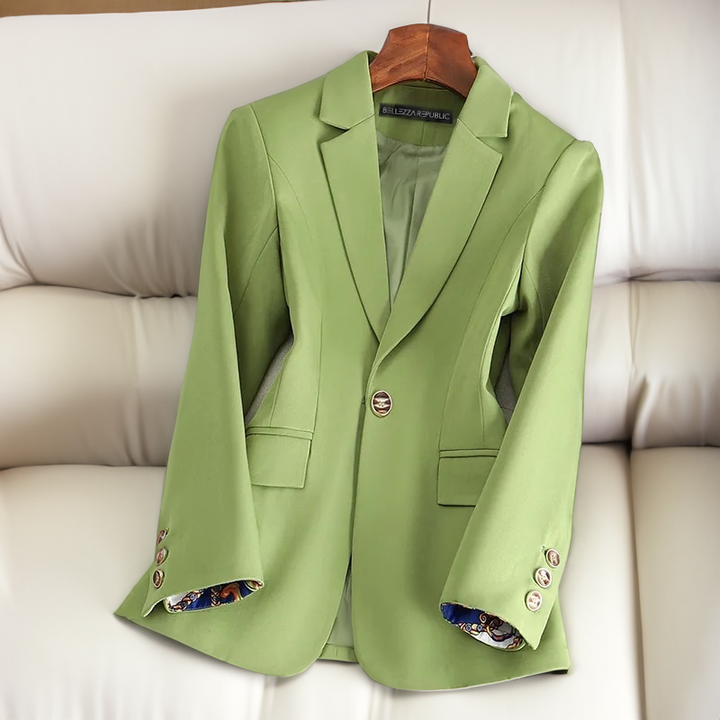Women's Wool Mix Tailored Blazer Jumper Jacket