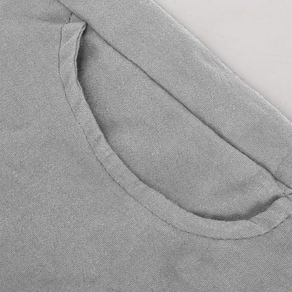 Cotton Linen Women's Casual Trousers Wide Leg Summer Pants