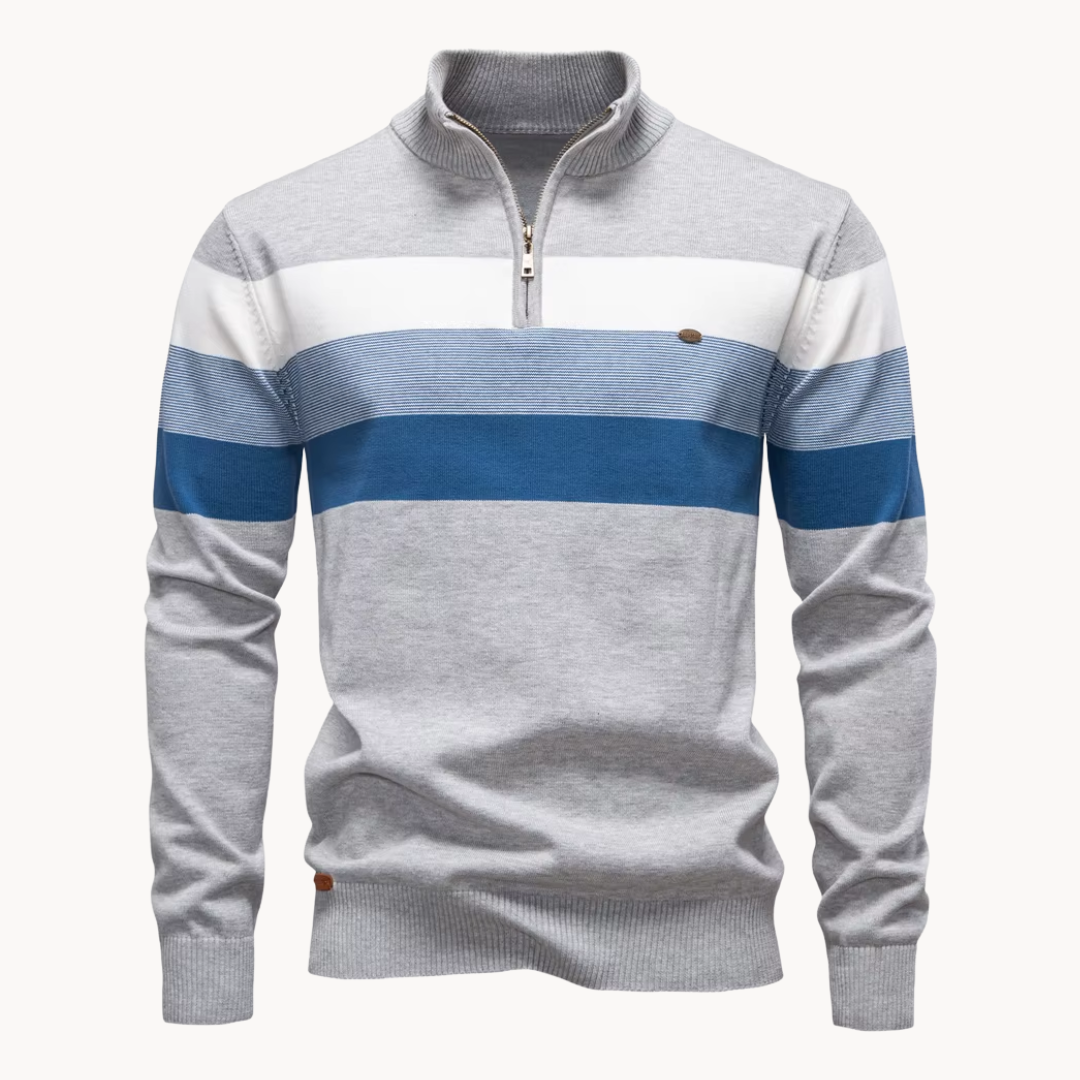 Men’s Merino Wool Quarter-Zip Sweater