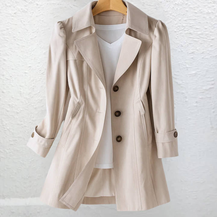 Women's Lightweight Woolmix Trench Coat