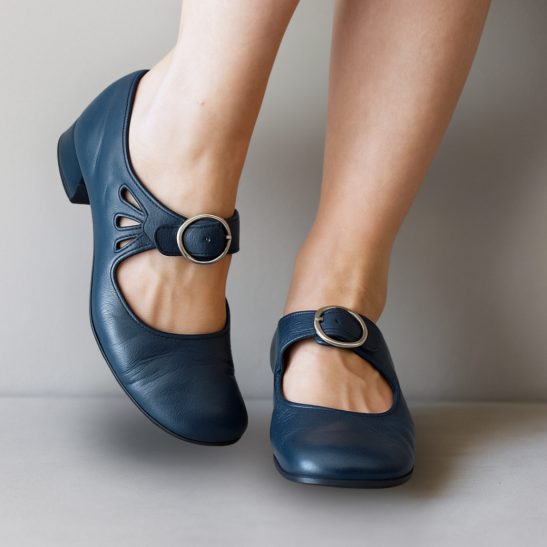 Women's Leather Mary Jane Orthopedic Dress Shoes
