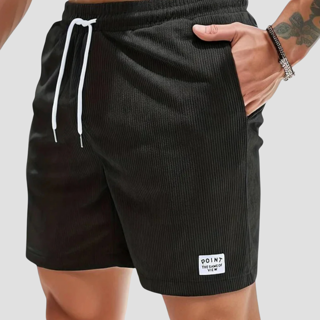 Men's Waffle Knit Casual Lounge Mesh Shorts