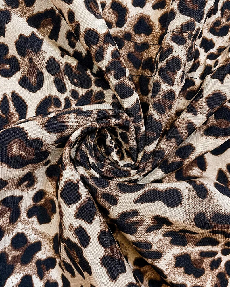 Women's Fleece Reversible Leopard Print Hooded Jacket