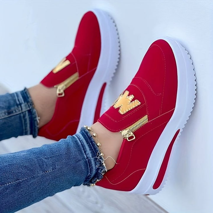 Women’s Canvas Platform Wedge Sneakers