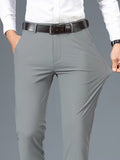 Men's Casual Dress Pants Stretch Formal Trousers Slim Fit Slacks