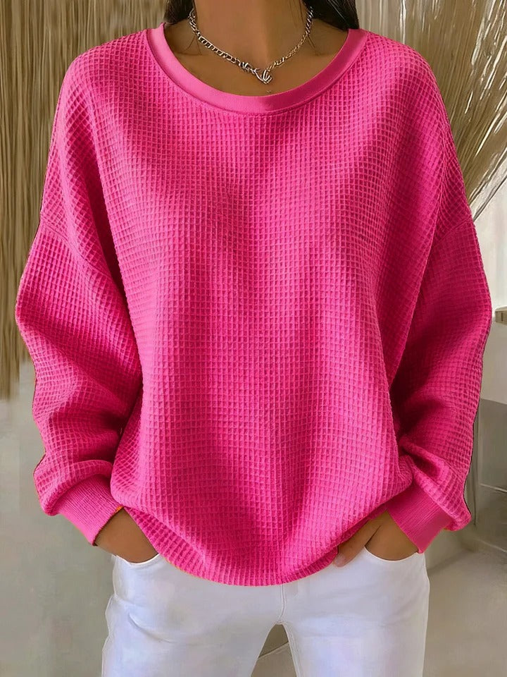 Women's Wool-Mix Long Sleeve Knit Sweater