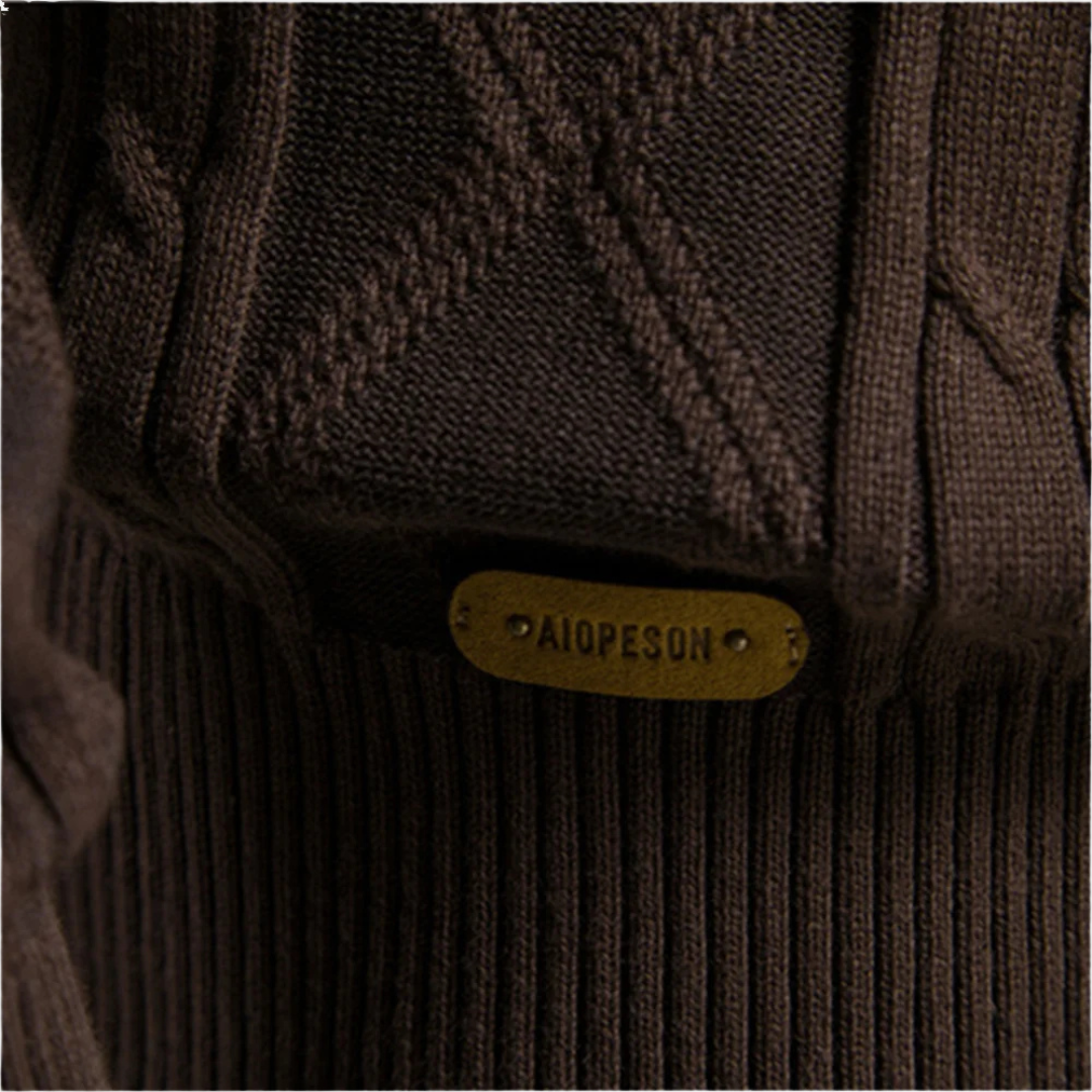 Men's Merino Wool Knit Cardigan Sweater