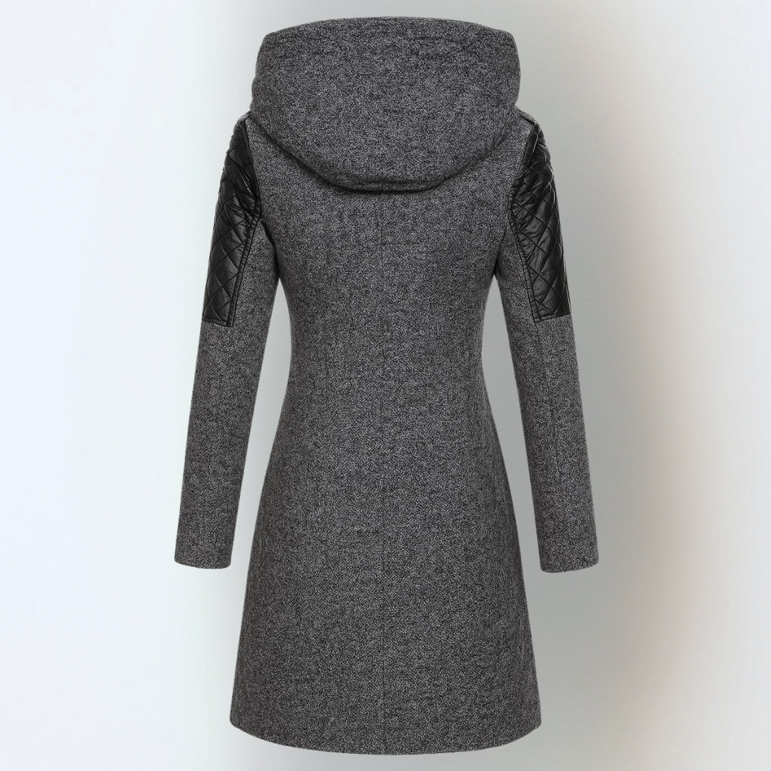 Women’s Asymmetric Zip Hooded Fleece Jacket