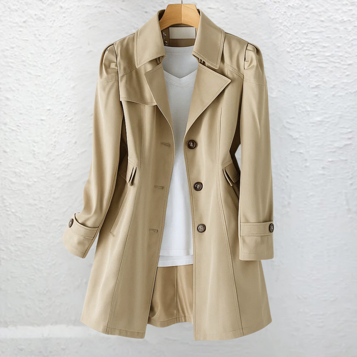 Women's Lightweight Woolmix Trench Coat