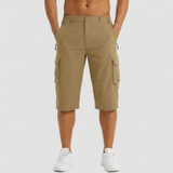 Men's Nylon Ripstop 3/4 Length Cargo Hiking Shorts