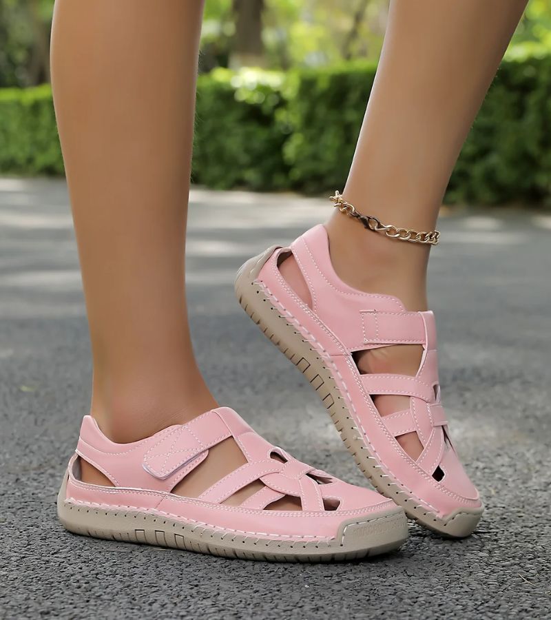 Women’s Leather Orthopaedic Open-Toe Walking Sandals
