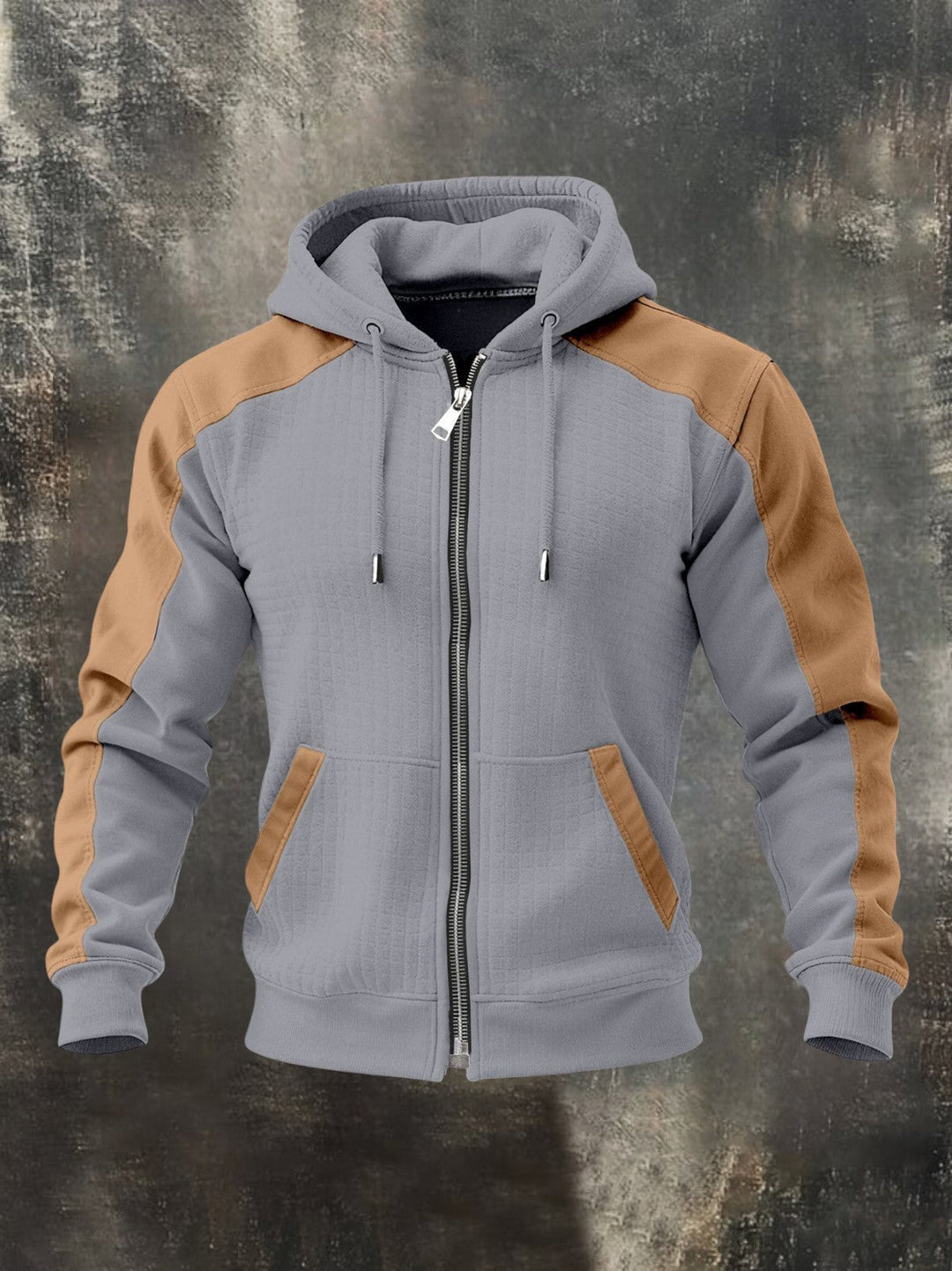 Men's Heavyweight Oversized Fleece Zip-Up Hoodie