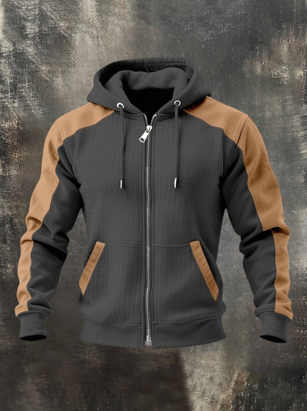 Men's Heavyweight Oversized Fleece Zip-Up Hoodie