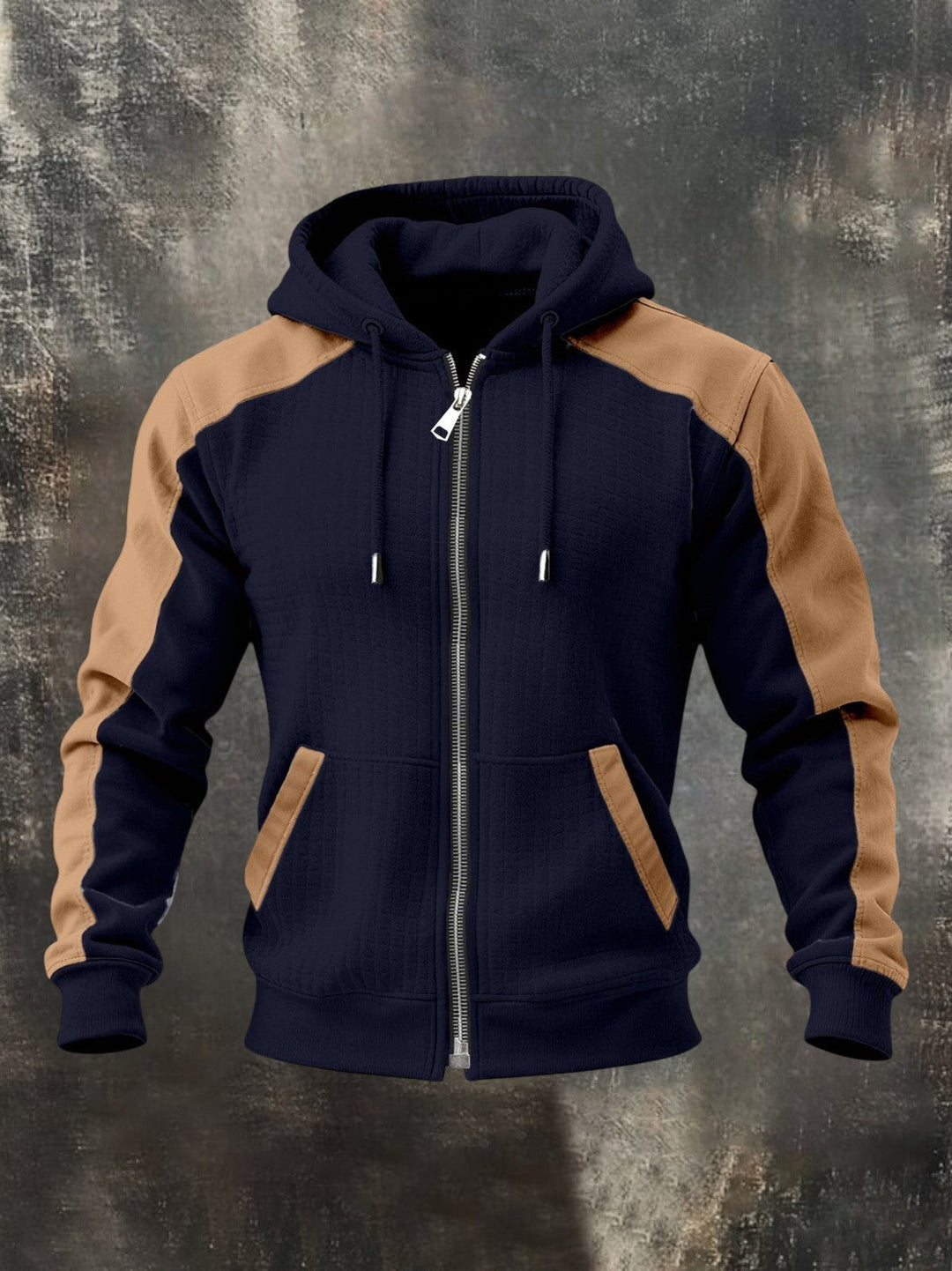 Men's Heavyweight Oversized Fleece Zip-Up Hoodie