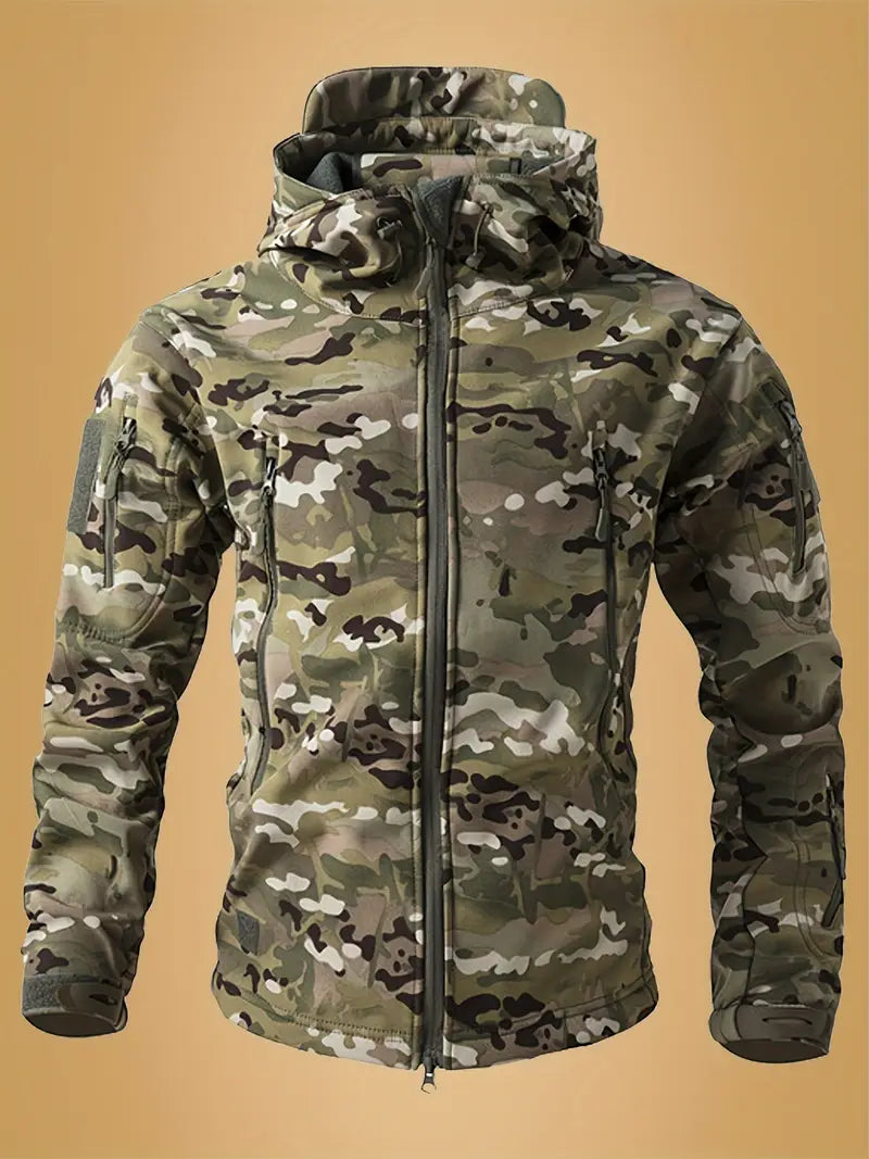 Men's Waterproof Tactical Fleece Jacket