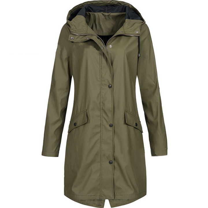 Women's Waterproof Hooded Fleece Jacket Coat