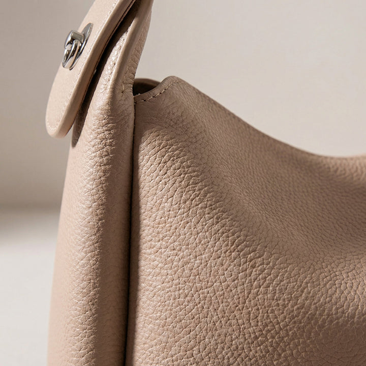 Women's Leather Shoulder Bag Hobo Handbag Baguette