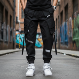 Men Cargo Pants Tactical Techwear Nylon Joggers