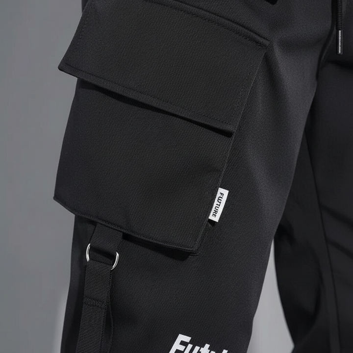 Men Cargo Pants Tactical Techwear Nylon Joggers