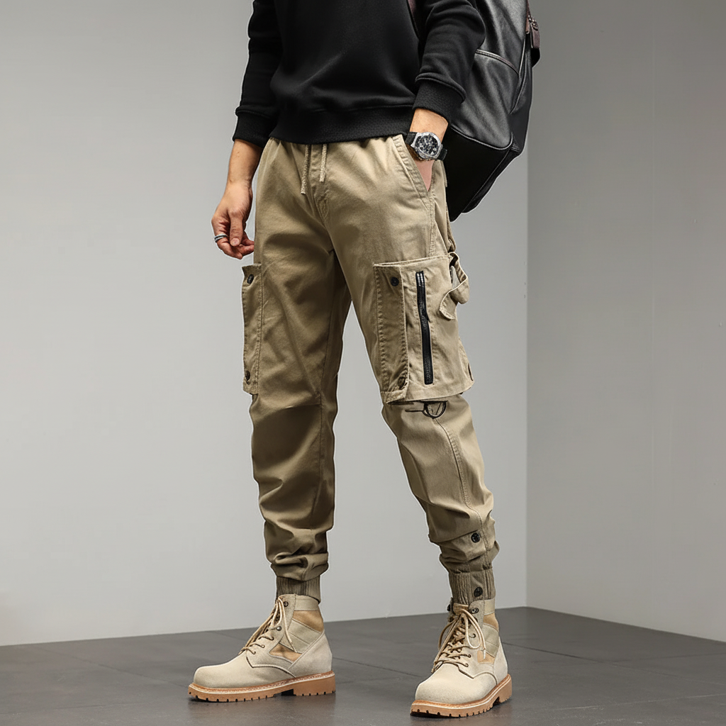 Men's Heavyweight Fleece Cargo Sweatpants