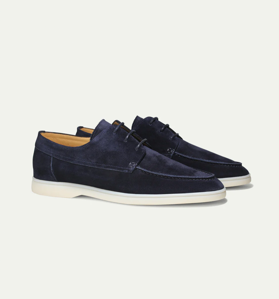 Suede Leather Loafers Men’s Summer Casual Slip-On Shoes