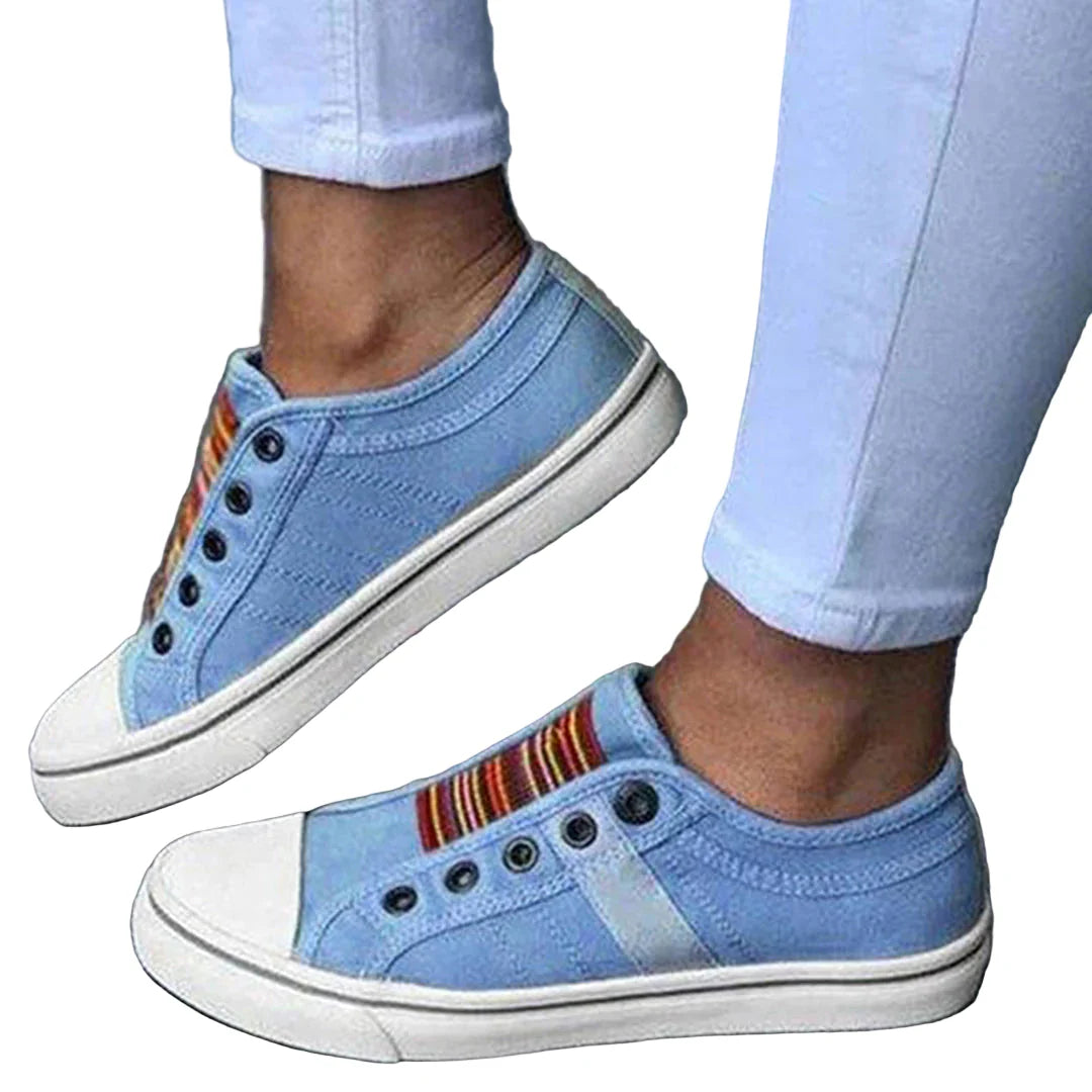 Women’s Leather Slip-On Sneakers