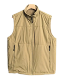 Men's Nylon Blend Vest Full Zip Sleeveless Collar Gilet