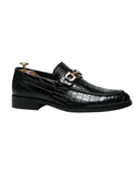 Men's Leather Slip-On Buckle Loafers