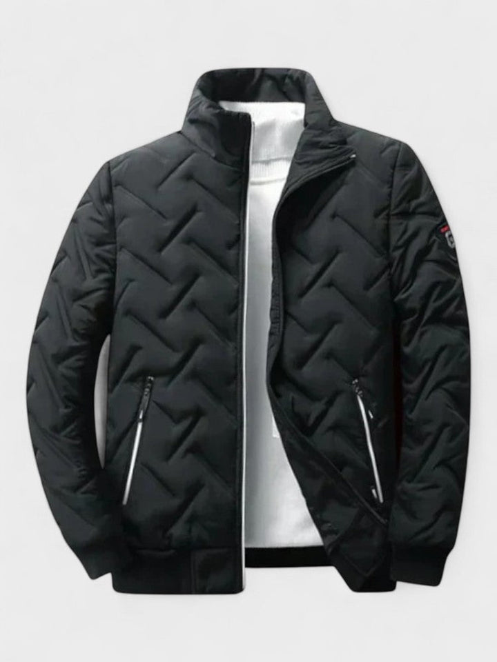 Men’s Nylon Stand-Collar Padded Puffer Jacket