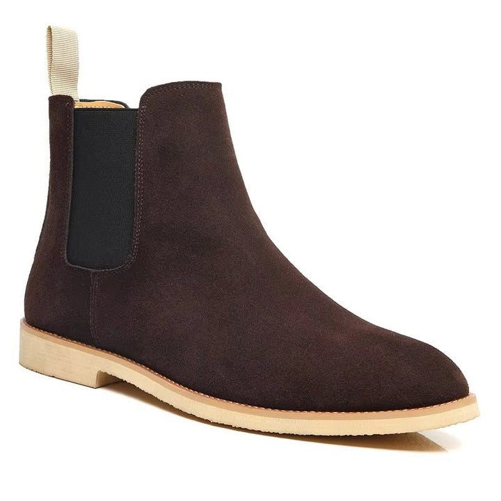 Men's Suede Leather Chelsea Boots