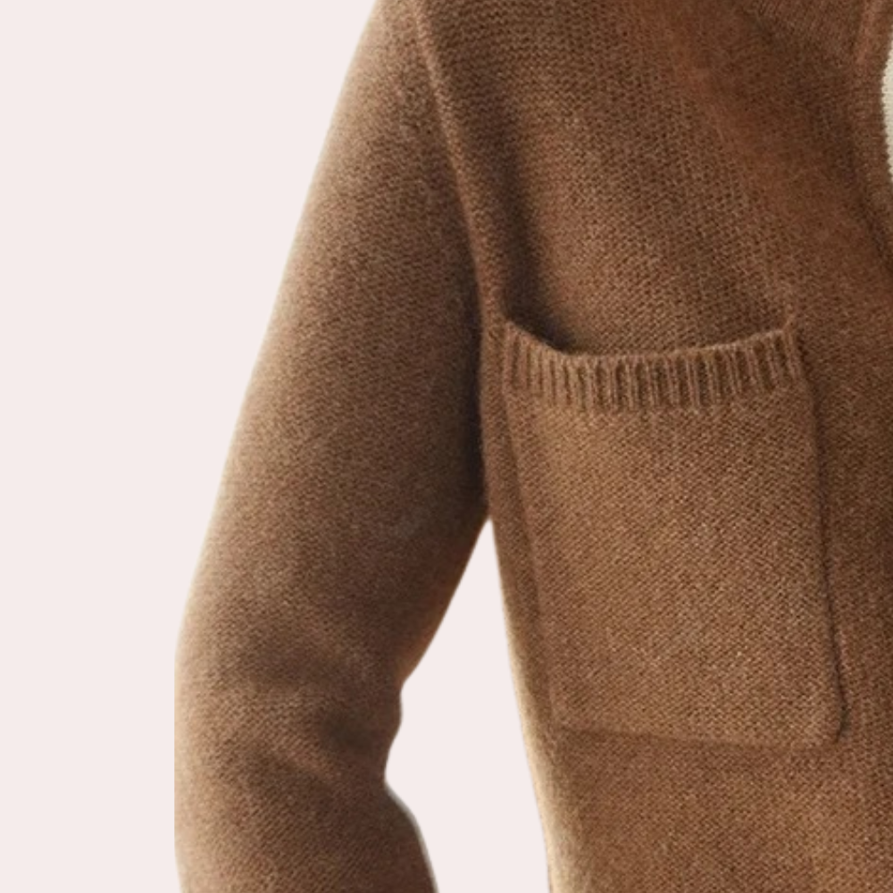 Women's Merino Wool Knit Button Front Cardigan Jacket