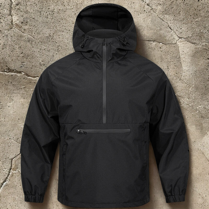 Men's Fleece-Lined Anorak Shell Jacket