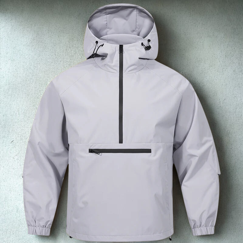 Men's Fleece-Lined Anorak Shell Jacket