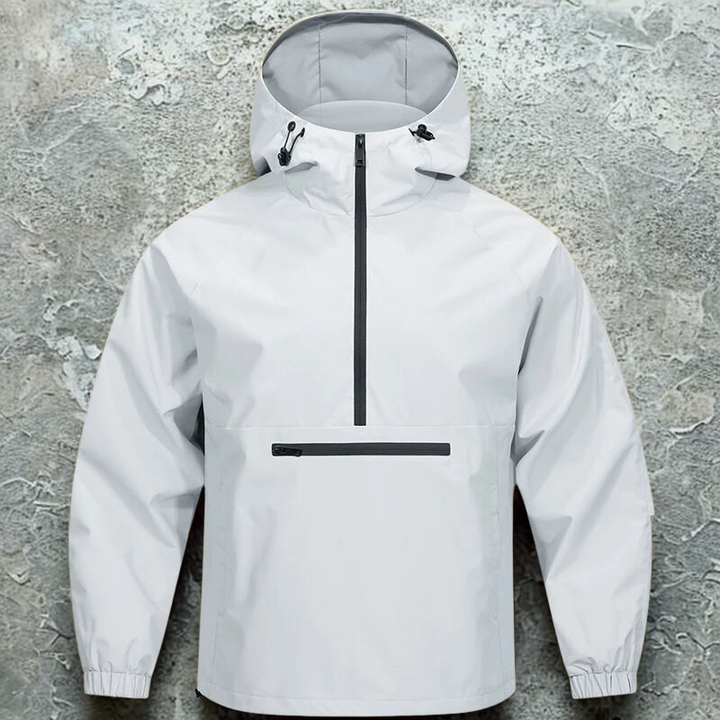 Men's Fleece-Lined Anorak Shell Jacket