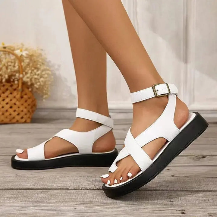 Women’s Leather Orthotic Arch-Support Sandals