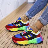 Women’s Faux Leather Chunky Platform Sneakers