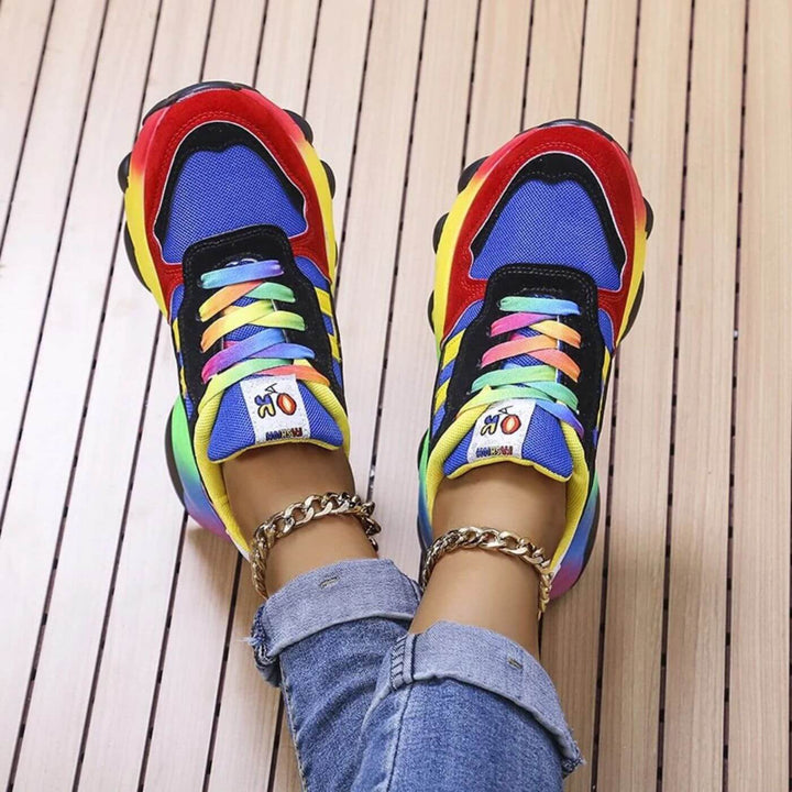 Women’s Faux Leather Chunky Platform Sneakers