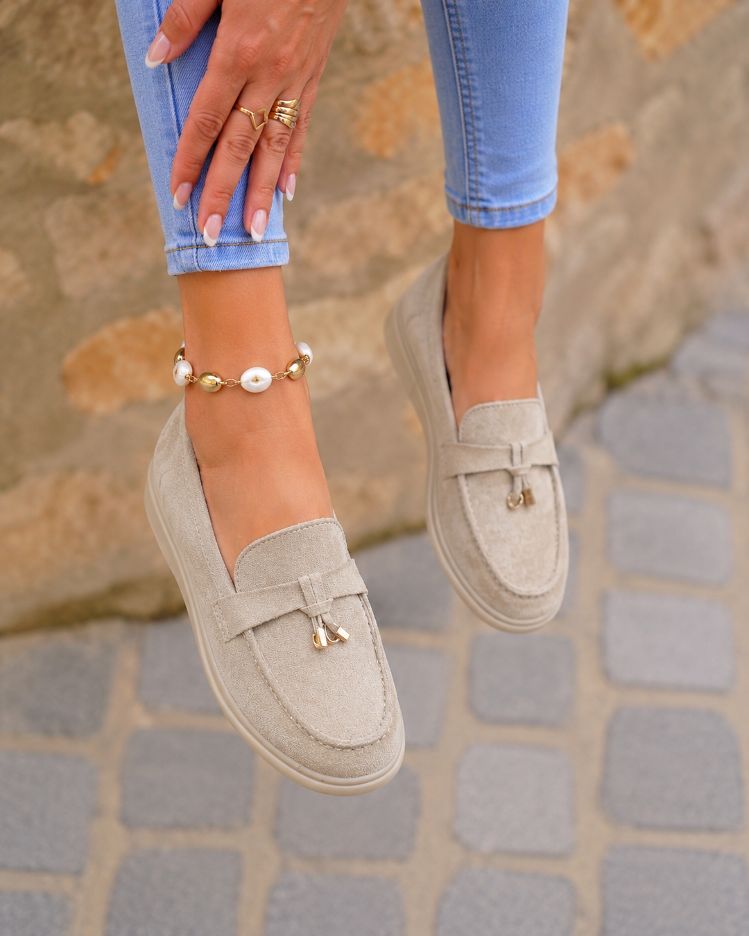 Women’s Leather Orthopedic Cushioned Slip-On Loafers