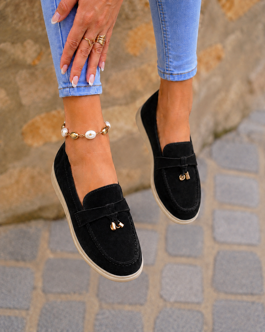 Women’s Leather Orthopedic Cushioned Slip-On Loafers