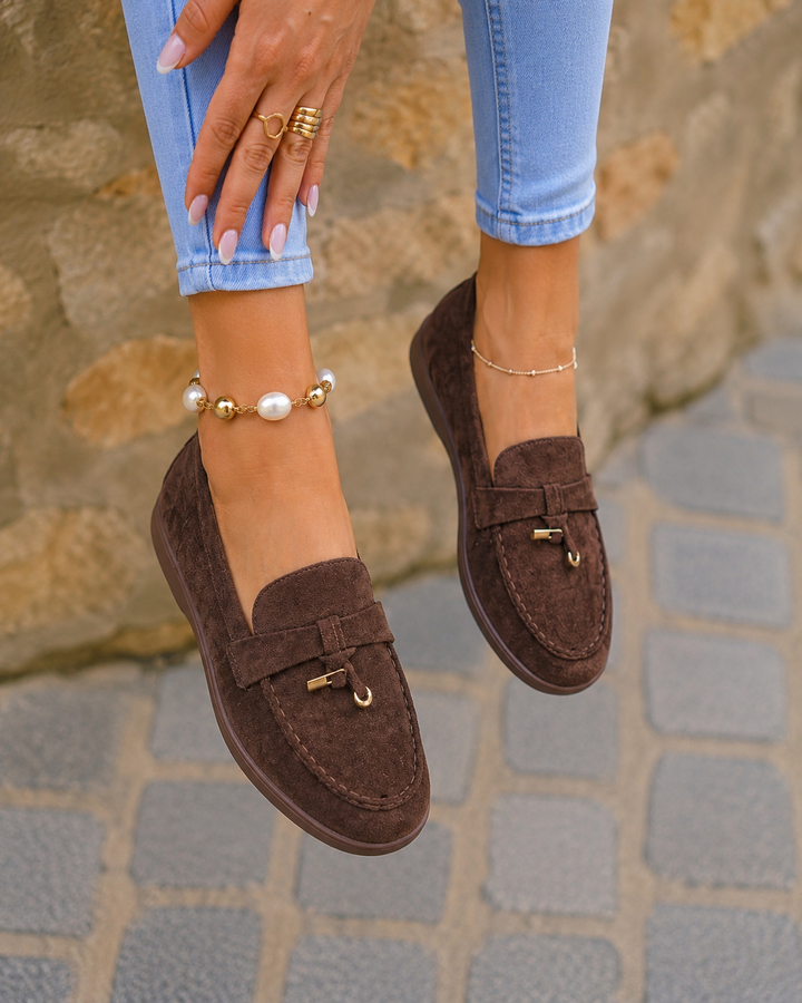 Women’s Leather Orthopedic Cushioned Slip-On Loafers