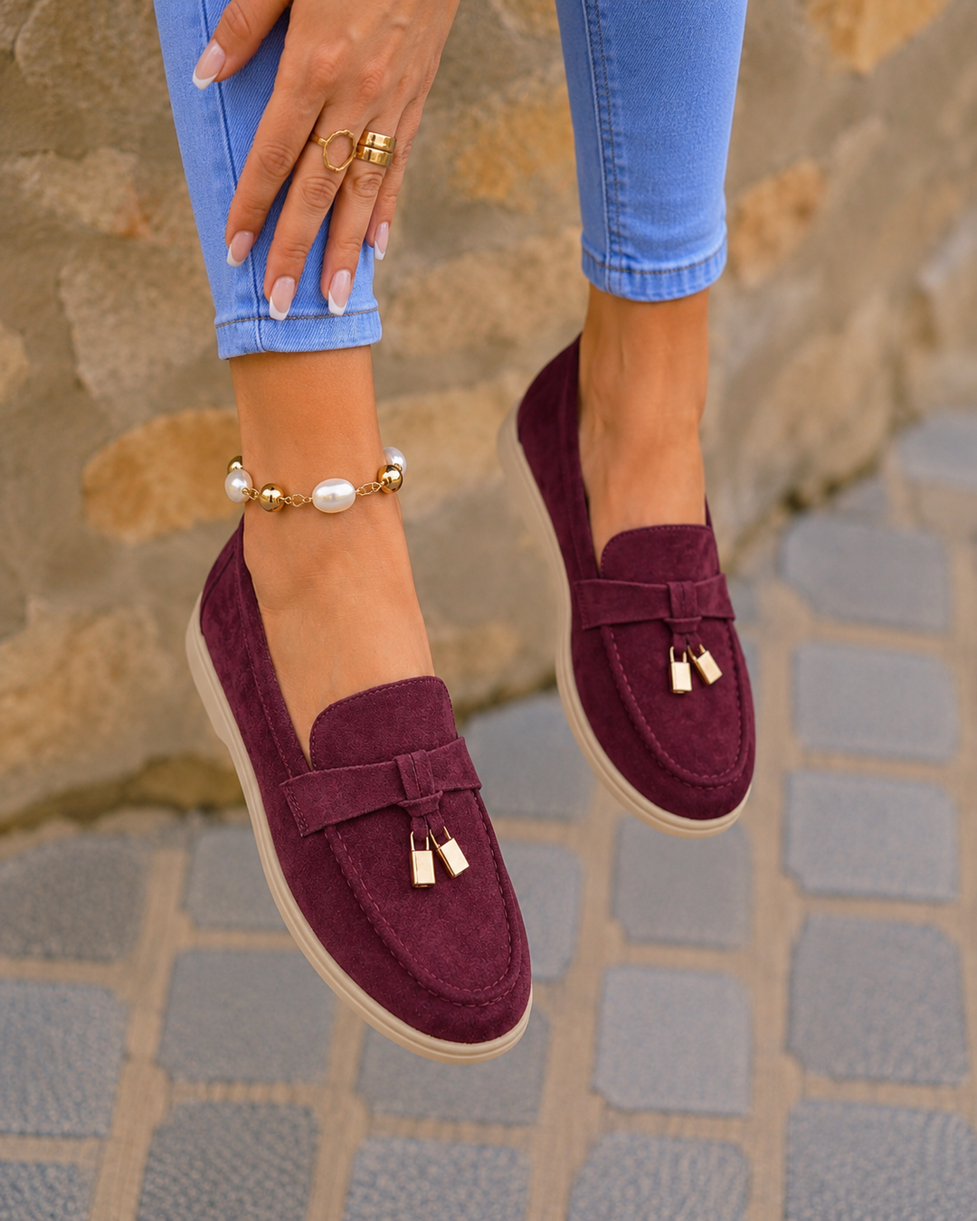 Women’s Leather Orthopedic Cushioned Slip-On Loafers